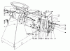 Toro 56175 (12-32) - 12-32 Rear Engine Rider, 1988 (8000001-8999999) Listas de piezas de repuesto y dibujos STEERING WHEEL & LINKAGE ASSEMBLY