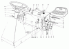 Toro 56155 (11-32) - 11-32 Rear Engine Rider, 1983 (3000001-3999999) Listas de piezas de repuesto y dibujos SEAT & STEERING WHEEL ASSEMBLY