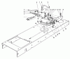 Toro 56155 (11-32) - 11-32 Rear Engine Rider, 1983 (3000001-3999999) Listas de piezas de repuesto y dibujos TRANSMISSION LINKAGE ASSEMBLY