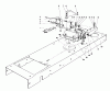 Toro 56155 (11-32) - 11-32 Rear Engine Rider, 1985 (5000001-5999999) Listas de piezas de repuesto y dibujos TRANSMISSION LINKAGE ASSEMBLY