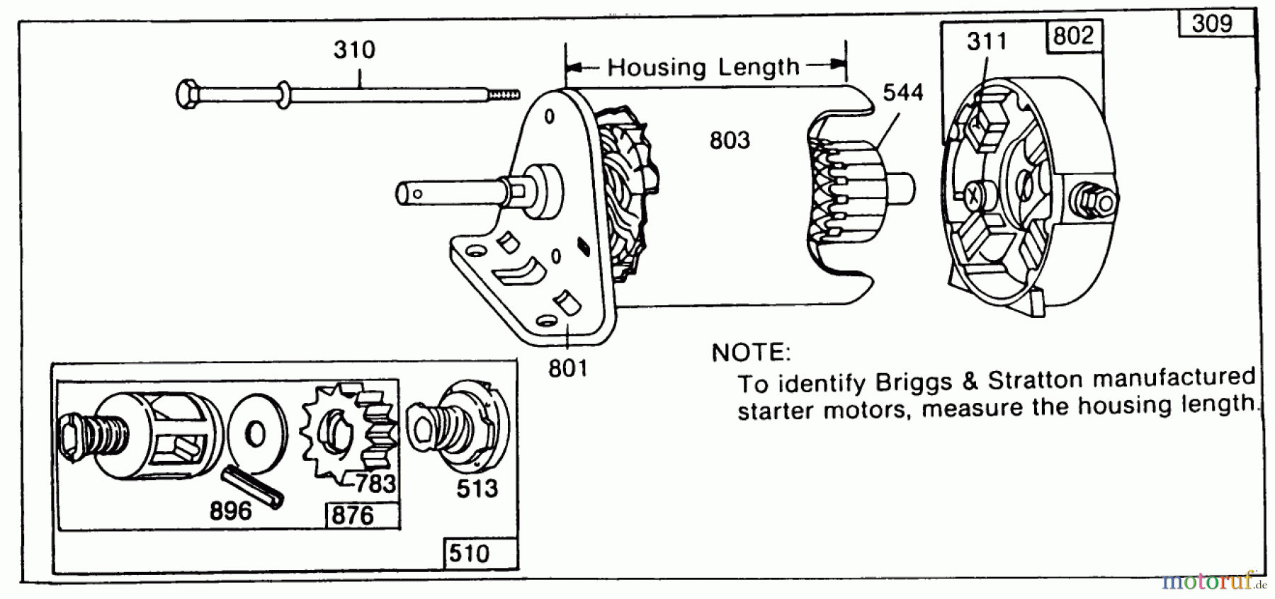  Toro Neu Mowers, Rear-Engine Rider 56155 (11-32) - Toro 11-32 Rear Engine Rider, 1987 (7000001-7999999) ENGINE BRIGGS & STRATTON MODEL NO. 252707-0621-01 #1
