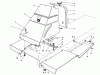 Toro 56177 (12-32) - 12-32 Rear Engine Rider, 1991 (1000001-1999999) Listas de piezas de repuesto y dibujos FRONT TOWER ASSEMBLY