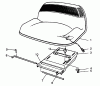 Toro 56195 (12-32) - 12-32 Rear Engine Rider, 1992 (2000001-2999999) Listas de piezas de repuesto y dibujos SEAT ASSEMBLY (MODEL NO. 56195)