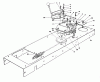 Toro 56190 (10-32) - 10-32 Recycler Rider, 1991 (1000001-1999999) Listas de piezas de repuesto y dibujos TRANSMISSION LINKAGE ASSEMBLY