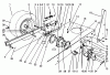 Toro 56190 (10-32) - 10-32 Recycler Rider, 1992 (2000001-2999999) Listas de piezas de repuesto y dibujos REAR AXLE ASSEMBLY