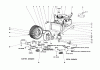 Toro 56525 - 25" Whirlwind Rider, 1972 (2000001-2999999) Listas de piezas de repuesto y dibujos ENGINE AND DIFFERENTIAL ASSEMBLY