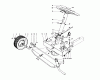Toro 56575 - 25" Whirlwind Rider Electric, 1972 (2000001-2999999) Spareparts FRONT AXLE ASSEMBLY