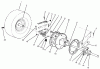 Toro 70040 (8-25) - 8-25 Rear Engine Rider, 1993 (39000001-39999999) Listas de piezas de repuesto y dibujos REAR AXLE ASSEMBLY