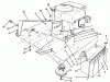 Toro 70040 (8-25) - 8-25 Rear Engine Rider, 1994 (49000001-49999999) Listas de piezas de repuesto y dibujos ENGINE ASSEMBLY