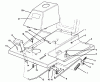 Toro 70040 (8-25) - 8-25 Rear Engine Rider, 1994 (49000001-49999999) Listas de piezas de repuesto y dibujos FRONT BODY ASSEMBLY