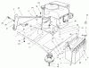 Toro 70040 (8-25) - 8-25 Rear Engine Rider, 1998 (8900001-8999999) Listas de piezas de repuesto y dibujos ENGINE ASSEMBLY