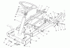 Toro 70041 (8-25) - 8-25 Rear Engine Rider, 1998 (8900001-8999999) Listas de piezas de repuesto y dibujos FRAME ASSEMBLY
