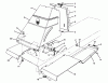 Toro 70080 (10-32) - 10-32 Recycler Rider, 1993 (3900001-3999999) Listas de piezas de repuesto y dibujos FRONT TOWER ASSEMBLY