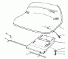Toro 70120 (12-32) - 12-32 Recycler Rider, 1993 (3900001-3999999) Listas de piezas de repuesto y dibujos SEAT ASSEMBLY (MODEL NO. 70042)