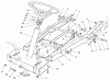 Toro 70044 (8-25) - 8-25 Rear Engine Rider, 2000 (000000001-000999999) Listas de piezas de repuesto y dibujos FRAME ASSEMBLY