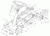 Toro 70044 (8-25) - 8-25 Rear Engine Rider, 2002 (220000001-220999999) Listas de piezas de repuesto y dibujos FRAME ASSEMBLY