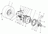 Toro 70060 (8-25) - 8-25 Rear Engine Rider, 1996 (6900001-6999999) Listas de piezas de repuesto y dibujos REAR AXLE ASSEMBLY