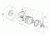 Toro 70060 (8-25) - 8-25 Rear Engine Rider, 1998 (89000001-89999999) Pièces détachées REAR AXLE ASSEMBLY