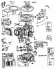 Toro 70080 (10-32) - 10-32 Recycler Rider, 1996 (6900001-6999999) Listas de piezas de repuesto y dibujos BRIGGS & STRATTON MODEL NO. 286707-0119-01 #1