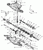 Toro 70120 (12-32) - 12-32 Recycler Rider, 1996 (6900001-6999999) Listas de piezas de repuesto y dibujos PEERLESS TRANSAXLE MODEL NO. 915-019