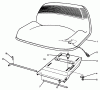 Toro 70120 (12-32) - 12-32 Recycler Rider, 1996 (6900001-6999999) Listas de piezas de repuesto y dibujos SEAT ASSEMBLY