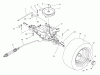 Toro 70082 (12-32) - 12-32 Rear Engine Rider, 1998 (8900001-8999999) Spareparts REAR AXLE ASSEMBLY