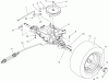Toro 70089 (12-32) - 12-32 Rear Engine Rider, 2001 (210000001-210999999) Spareparts REAR AXLE ASSEMBLY
