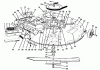 Toro 70100 (10-32) - 10-32 Recycler Rider, 1994 (49000001-49999999) Listas de piezas de repuesto y dibujos MOWER ASSEMBLY - RECYCLER