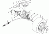 Toro 70100 (10-32) - 10-32 Recycler Rider, 1994 (49000001-49999999) Pièces détachées REAR AXLE ASSEMBLY