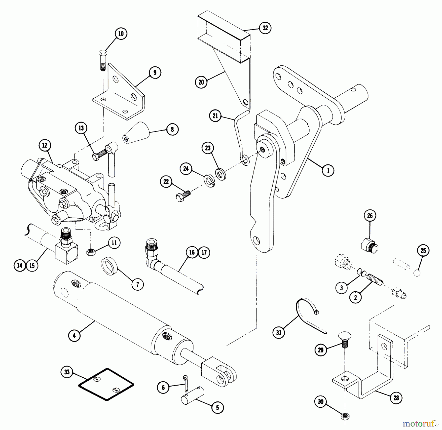 Toro Neu Accessories 84113 - Toro Hydraulic Lift, 1977 PAARTS LIST-HYDRAULIC LIFT MODEL 8-4113