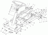 Toro 70122 (8-25) - 8-25 Rear Engine Rider, 2000 (200000001-200999999) Listas de piezas de repuesto y dibujos FRAME ASSEMBLY