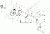 Toro 70122 (8-25) - 8-25 Rear Engine Rider, 1999 (9900001-9999999) Listas de piezas de repuesto y dibujos FRONT AXLE ASSEMBLY
