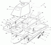 Toro 70122 (8-25) - 8-25 Rear Engine Rider, 2000 (200000001-200999999) Listas de piezas de repuesto y dibujos FRONT BODY ASSEMBLY