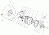 Toro 70122 (8-25) - 8-25 Rear Engine Rider, 1999 (9900001-9999999) Listas de piezas de repuesto y dibujos REAR AXLE ASSEMBLY