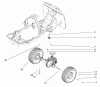 Toro 70125 (13-32G) - 13-32G Rear Engine Rider, 2002 (220000001-220999999) Listas de piezas de repuesto y dibujos REAR WHEEL ASSEMBLY