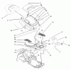 Toro 70125 (13-32G) - 13-32G Rear Engine Rider, 2003 (230000001-230999999) Listas de piezas de repuesto y dibujos BODY AND DECAL ASSEMBLY