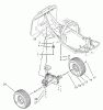 Toro 70125 (13-32G) - 13-32G Rear Engine Rider, 2003 (230000001-230999999) Listas de piezas de repuesto y dibujos REAR WHEEL ASSEMBLY