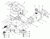 Toro 70131 (13-32) - 13-32 Rear Engine Rider, 1996 (6900001-6999999) Listas de piezas de repuesto y dibujos ENGINE ASSEMBLY