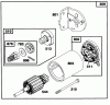Toro 70141 (12-32) - 12-32 Rear Engine Rider, 1995 (59000001-59999999) Listas de piezas de repuesto y dibujos ENGINE BRIGGS & STRATTON MODEL 283707-0160-01 #7