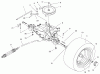 Toro 70142 (13-32) - 13-32 Rear Engine Rider, 1996 (69000001-69999999) Listas de piezas de repuesto y dibujos REAR AXLE ASSEMBLY