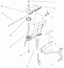 Toro 70171 (12-32) - 12-32 Rear Engine Rider, 1999 (9900001-9999999) Listas de piezas de repuesto y dibujos DEFLECTOR ASSEMBLY-RECYCLER