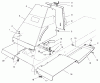 Toro 70183 (13-32) - 13-32 Rear Engine Rider, 1996 (6900001-6999999) Listas de piezas de repuesto y dibujos FRONT TOWER ASSEMBLY