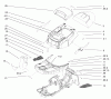 Toro 70184 (13-32H) - 13-32H Rear Engine Rider, 2002 (220000001-220999999) Listas de piezas de repuesto y dibujos BODY AND DECAL ASSEMBLY