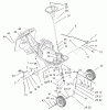 Toro 70184 (13-32H) - 13-32H Rear-Engine Riding Mower, 2003 (230000001-230999999) Listas de piezas de repuesto y dibujos FRONT AXLE AND STEERING ASSEMBLY