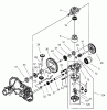 Toro 70184 (13-32H) - 13-32H Rear-Engine Riding Mower, 2003 (230000001-230999999) Listas de piezas de repuesto y dibujos HYDRO TRANSAXLE-ASSEMBLY NO 106-1840
