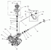 Toro 70184 (13-32H) - 13-32H Rear-Engine Riding Mower, 2003 (230000001-230999999) Spareparts HYDRO TRANSAXLE-ASSEMBLY NO. 106-1840 #2