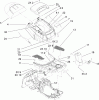 Toro 70185 (G132) - G132 Rear-Engine Riding Mower, 2007 (270000001-270805705) Listas de piezas de repuesto y dibujos BODY AND DECAL ASSEMBLY