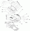 Toro 70185 (G132) - G132 Rear-Engine Riding Mower, 2008 (270805706-280899564) Listas de piezas de repuesto y dibujos BODY AND DECAL ASSEMBLY