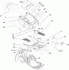 Toro 70186 (H132) - H132 Rear-Engine Riding Mower, 2006 (260000001-260999999) Listas de piezas de repuesto y dibujos BODY AND DECAL ASSEMBLY