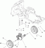 Toro 70186 (H132) - H132 Rear-Engine Riding Mower, 2007 (260732867-270805635) Spareparts HYDRO TRANSAXLE ASSEMBLY
